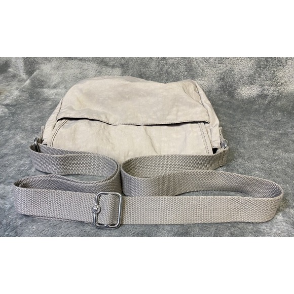 Kipling Lightweight Fold Over Flap Everyday Crossbody Purse, Light Gray - Picture 8 of 15
